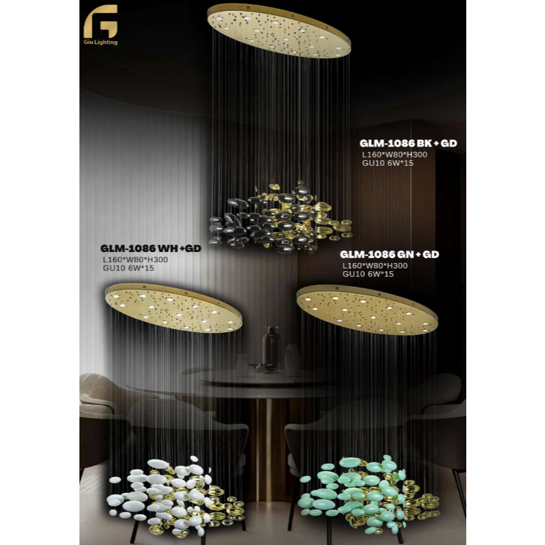 Lampu Gantung Minimalis Unik GLM-1086