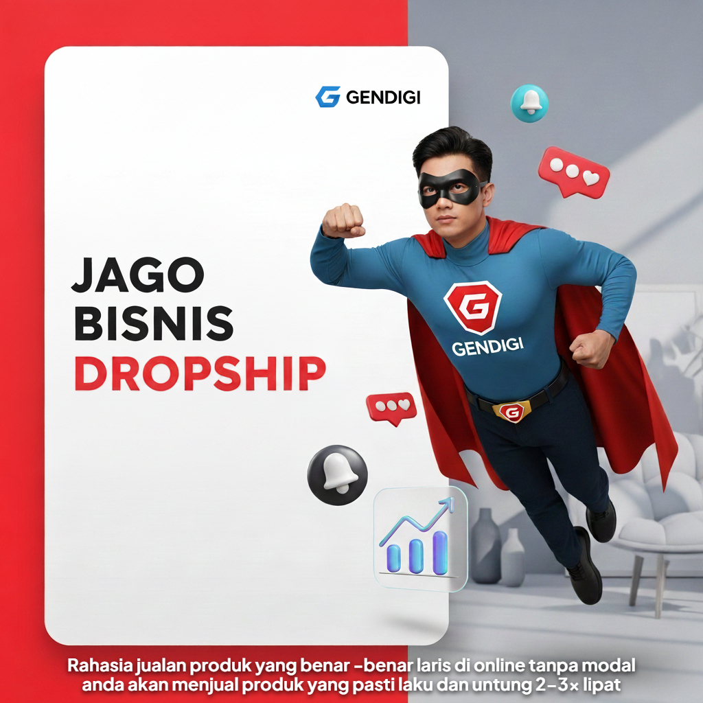 KELAS BISNIS DROPSHIP - Sukses Jagoan Usaha Dropshipping Tanpa Stok Tanpa Modal - Materi Video