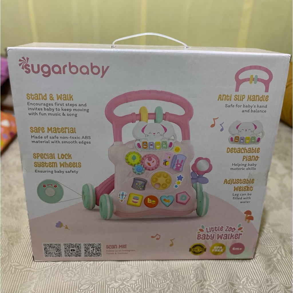 Push walker dan Baby Bouncer Sugar Baby Preloved
