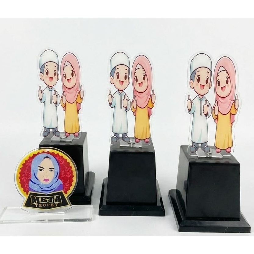PIALA AKRILIK ISLAMI KENANG KENANGAN CINDERAMATA