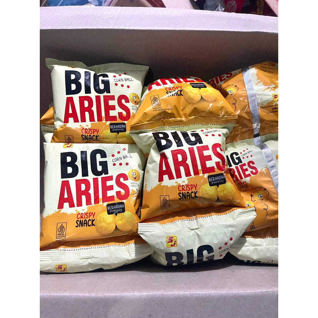 Big Aries renteng isi 10pcs / Big Aries snack berhadiah