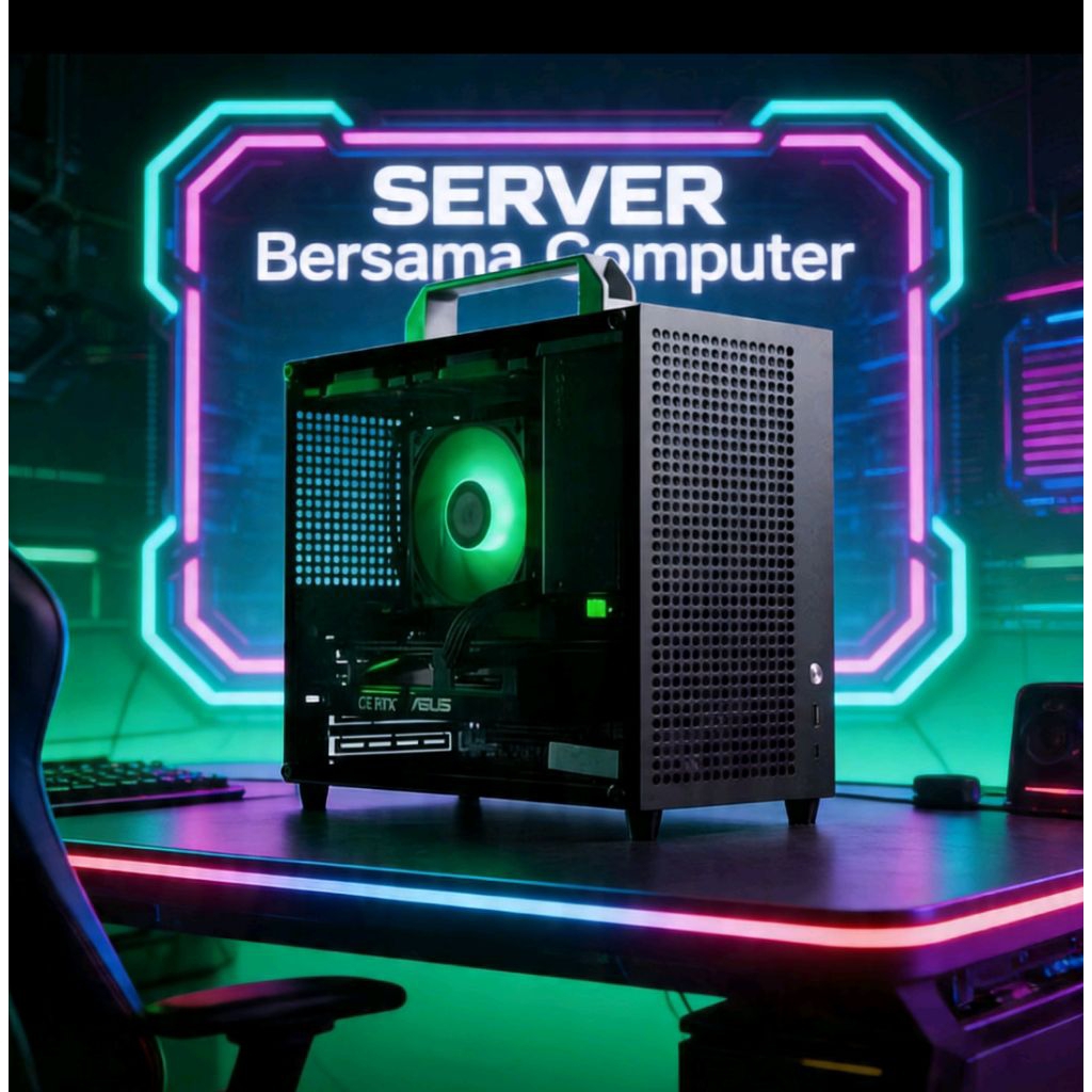 PC SERVER 16 CORE + RAM 64 GB ECC DDR 4 + SSD 1TERA + HDD 1 TERA + PSU 500 W 80+