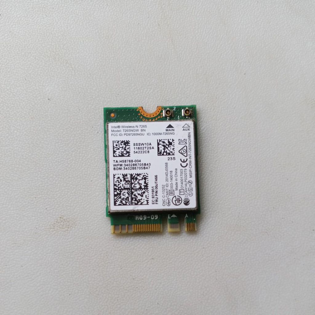 WiFi Card Laptop Lenovo Thinkpad Yoga 12