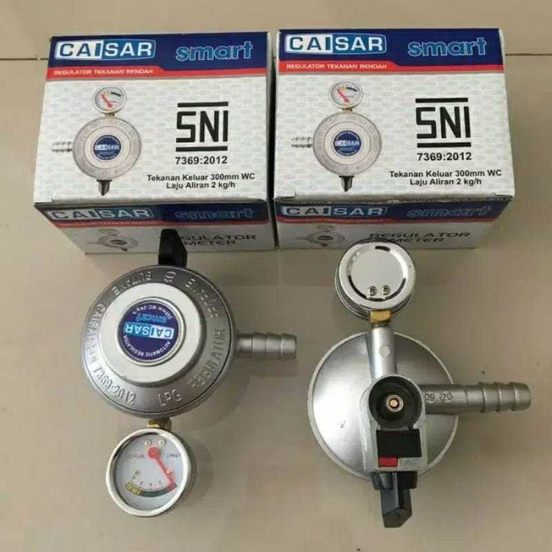 Regulator Caisar  REGULATORGAS MERK CAISAR|REGULATOR METER CAISAR SMART 7369:2012