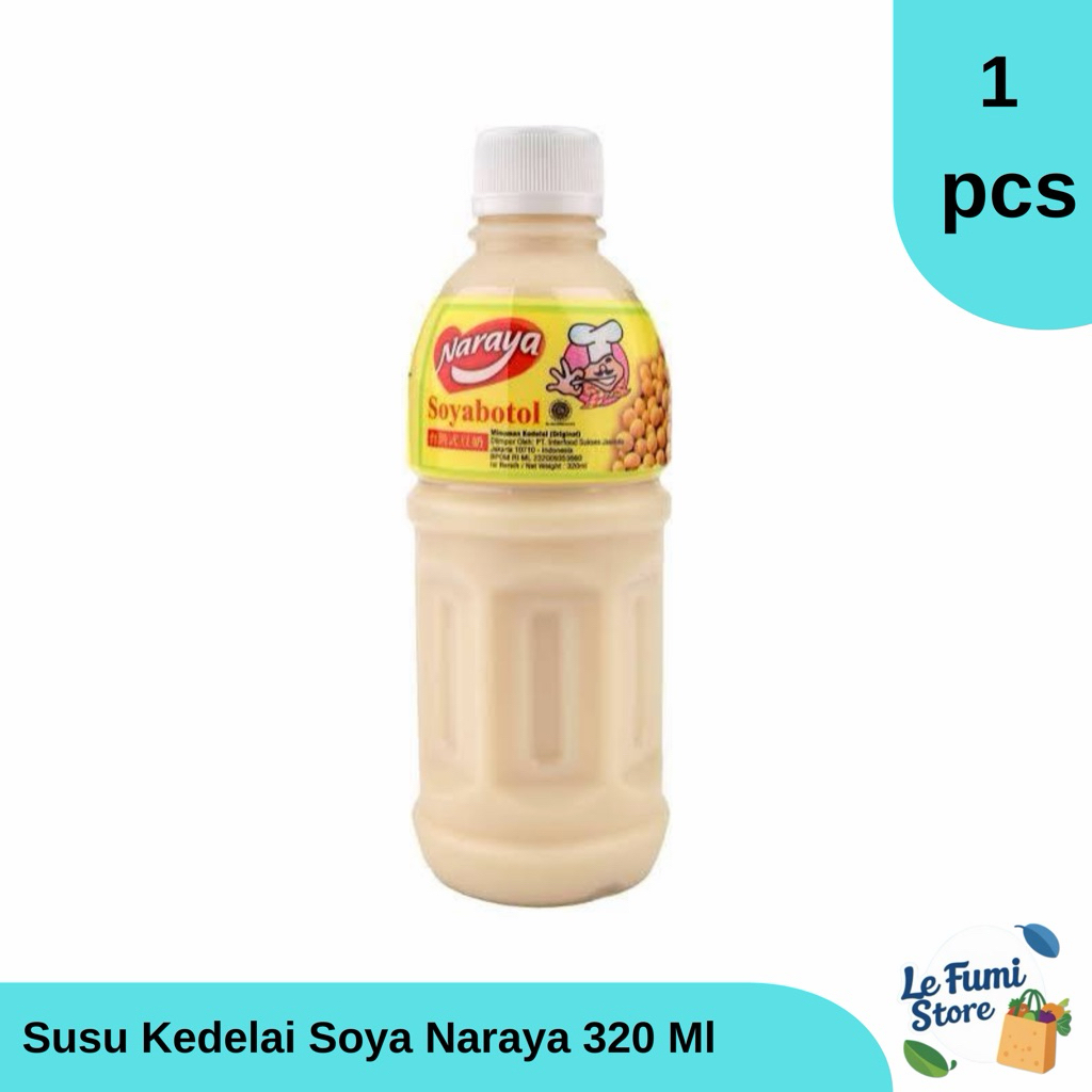 Susu Kedelai Soya Naraya 320 Ml - Botol