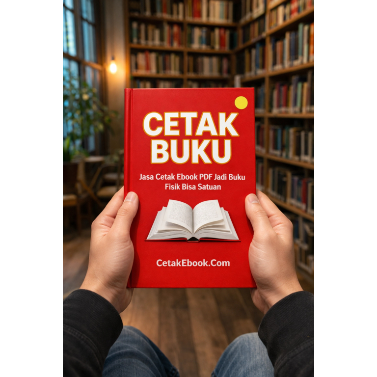 Jasa Cetak BUKU dari Ebook PDF menjadi Buku