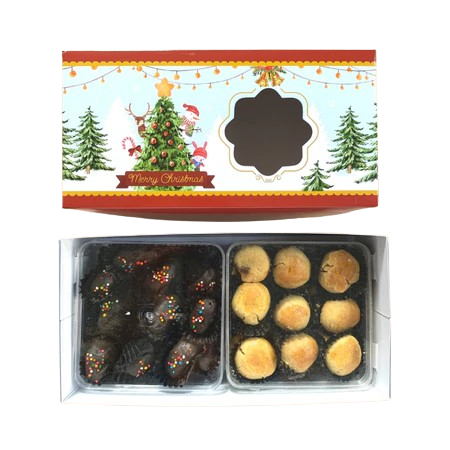 Box Kue Kering Packaging Hampers Natal