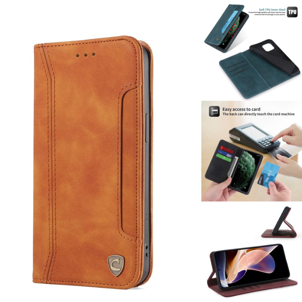 Case Oppo Find X2 X3 X5 X8 X9 Pro AKA Flip Cover Magnetic Leather Wallet Casing Dompet Magnet Kulit 