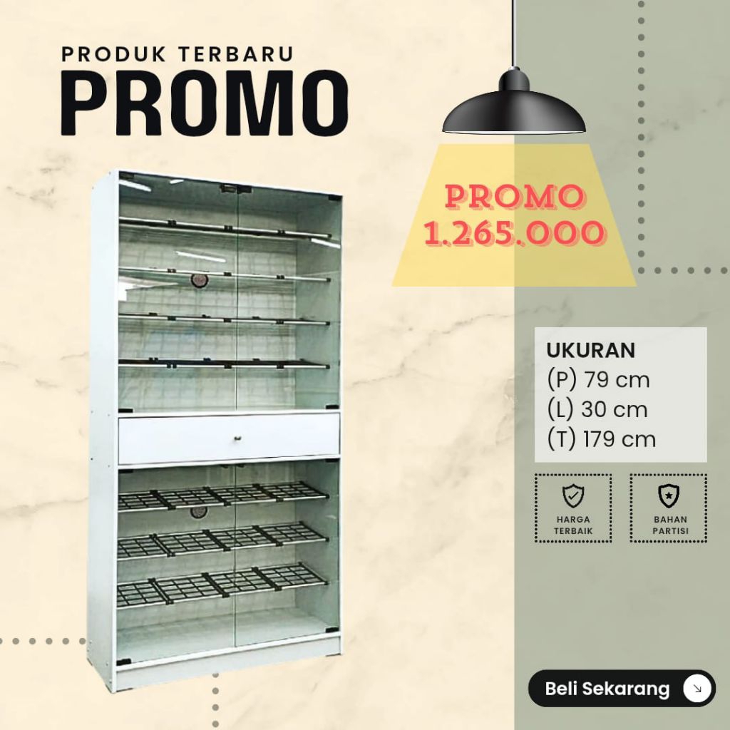 voucer Rak sepatu 2tingkat