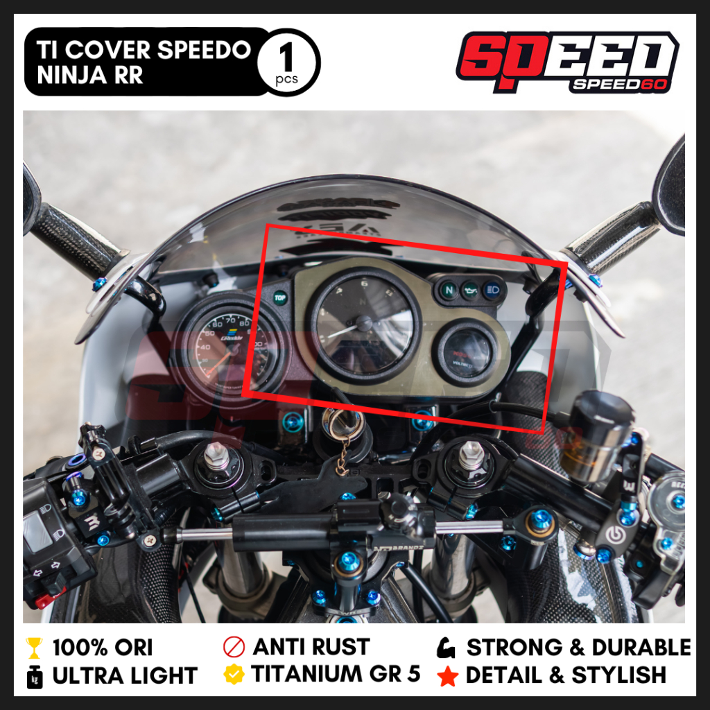 Probolt Cover Speedo Kawasaki Ninja RR Original Atau KOSO By Project60 King Nut Grade 5