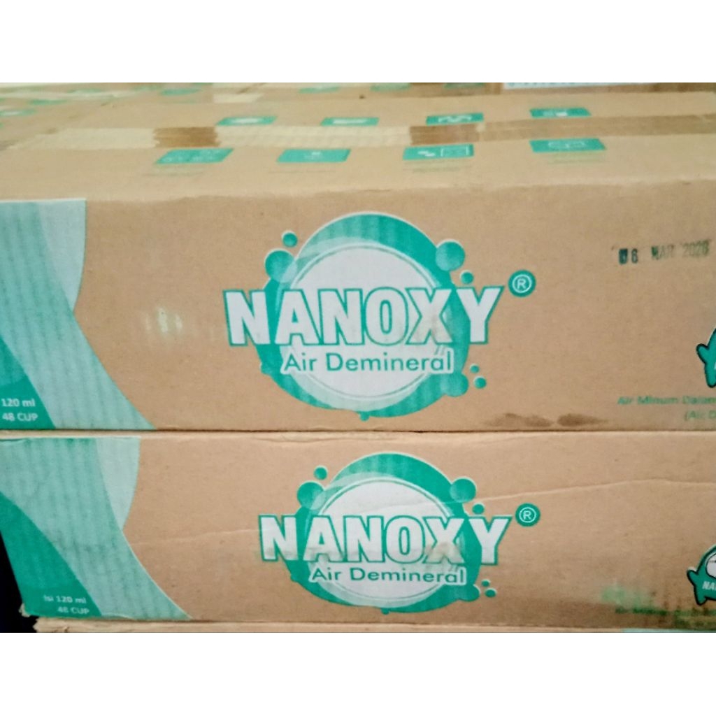 AIR MINERAL NANOXY GELAS/LEVI GELAS 120ML (1 KARTON)