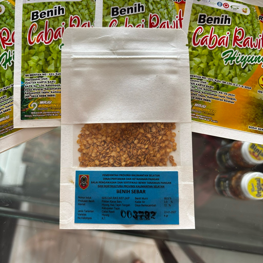 Benih Bibit Cabe Hiyung 4gr |Asli tempatnya| Isi Super Banyak