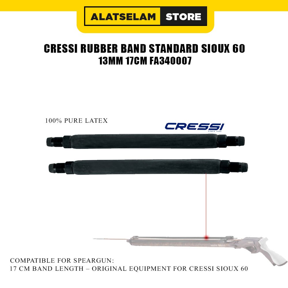 Cressi Rubber Band Standard SIOUX 60 13mm 17cm FA340007 / Tali Karet Speargun Cressi Sioux 60