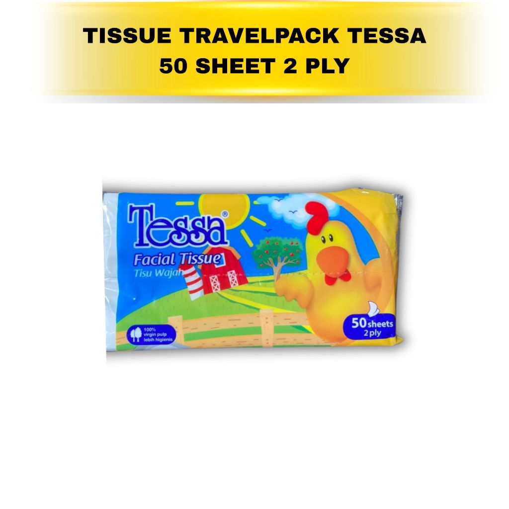 TISU TRAVELPACK TESSA 50 SHEET PAKET ECERAN