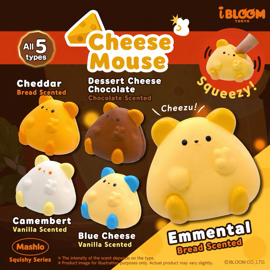 MOMOCUPPY cheese mousse gachapon squishy blind egg by Ibloom Japan ORIGINAL