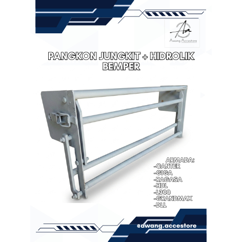 Pangkon Hidrolik Cincingan bemper Depan Truk model kancingan +hidrolis
