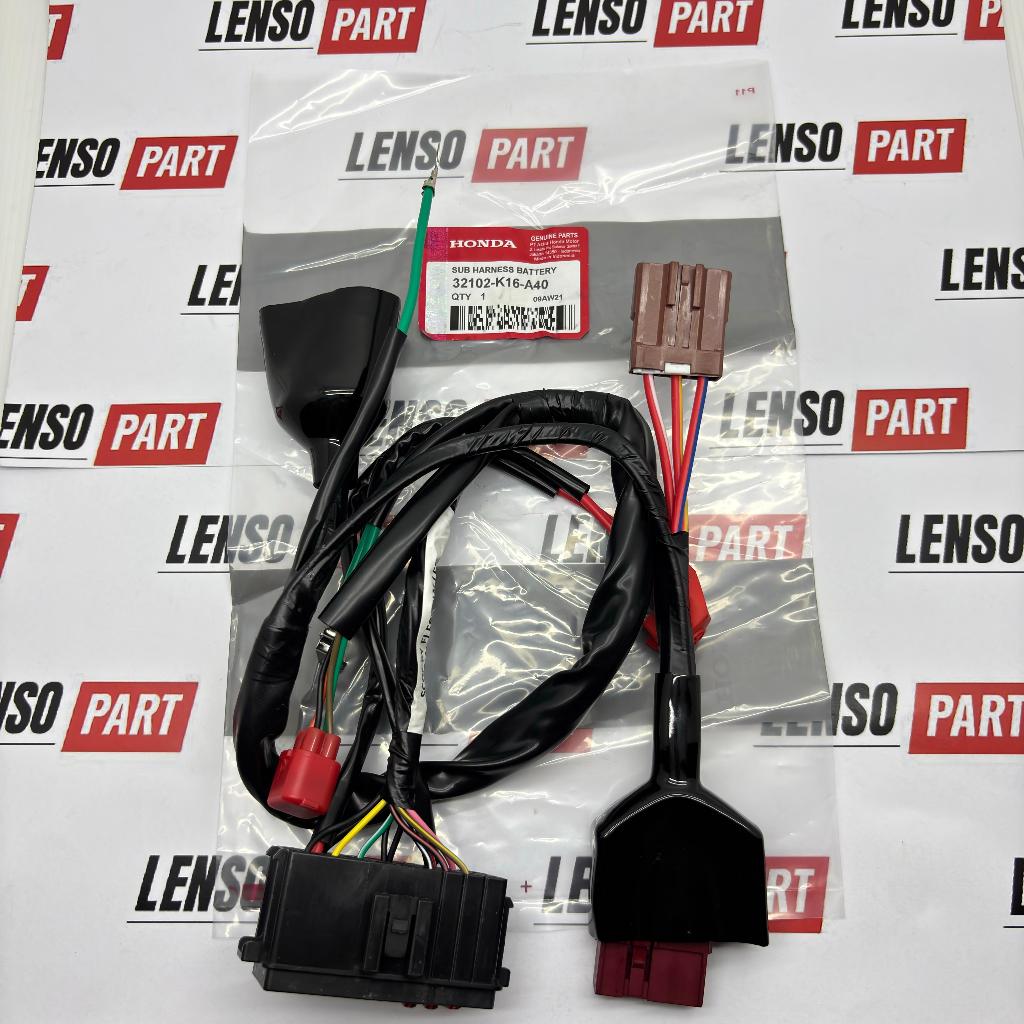 32102-K16-A40 Sub Harness Battery Kabel Baterai Aki Scoopy Fi ESP Bohlam Biasa
