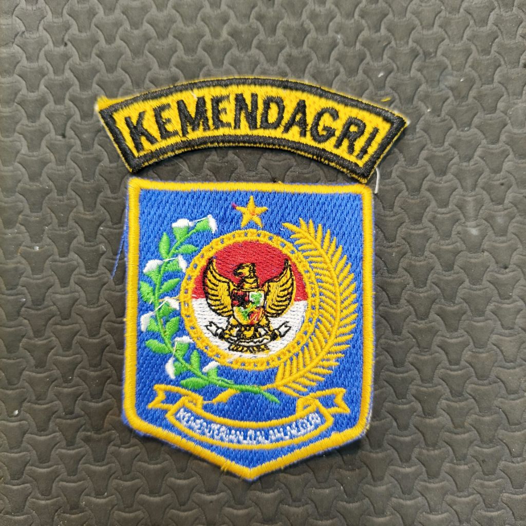 Best Seller Logo Bordir Kemendagri / Logo Kemendagri / Bordir Logo Kemendagri / Bordir Kemendagri / 
