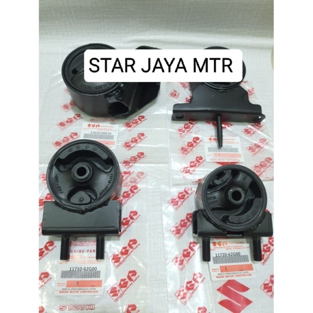 TRANS MOUNTING+ENGINE MOUNTING KANAN+KIRI 1SET ORI. BALENO OLD
