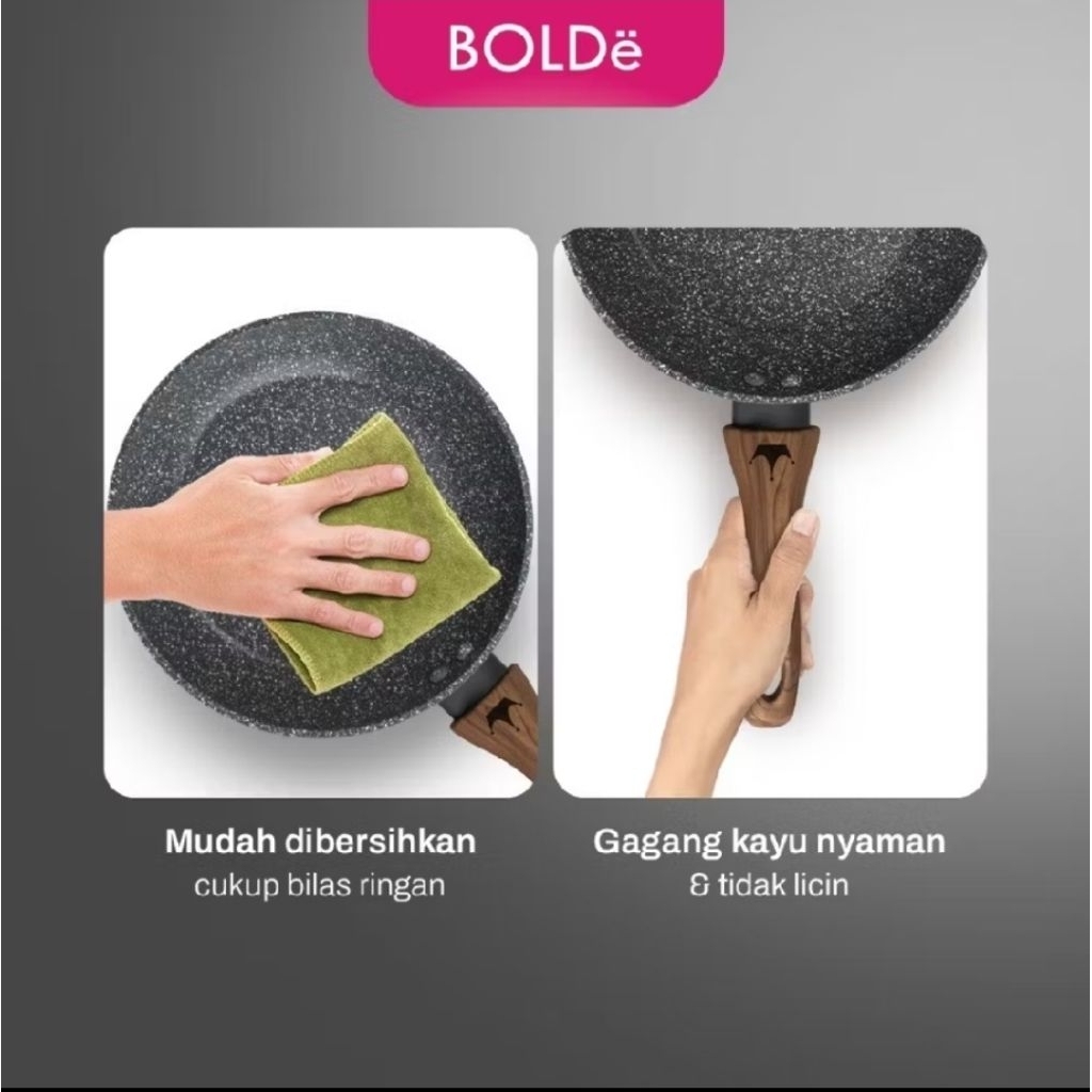 Bolde Princess Series Silverstone Wajan Anti Lengket