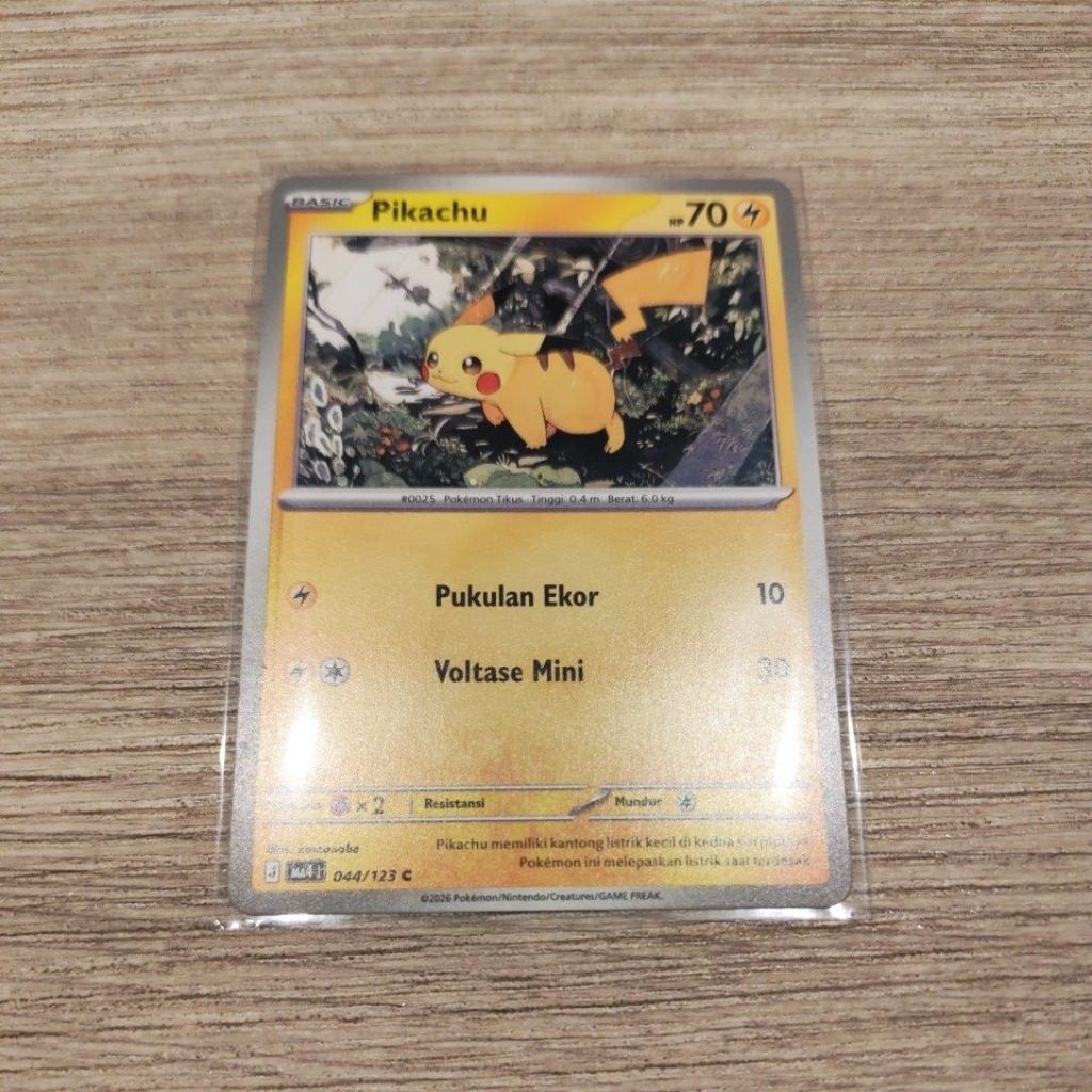 POKEMON TGC - Pikachu Basic *Pukulan Ekor