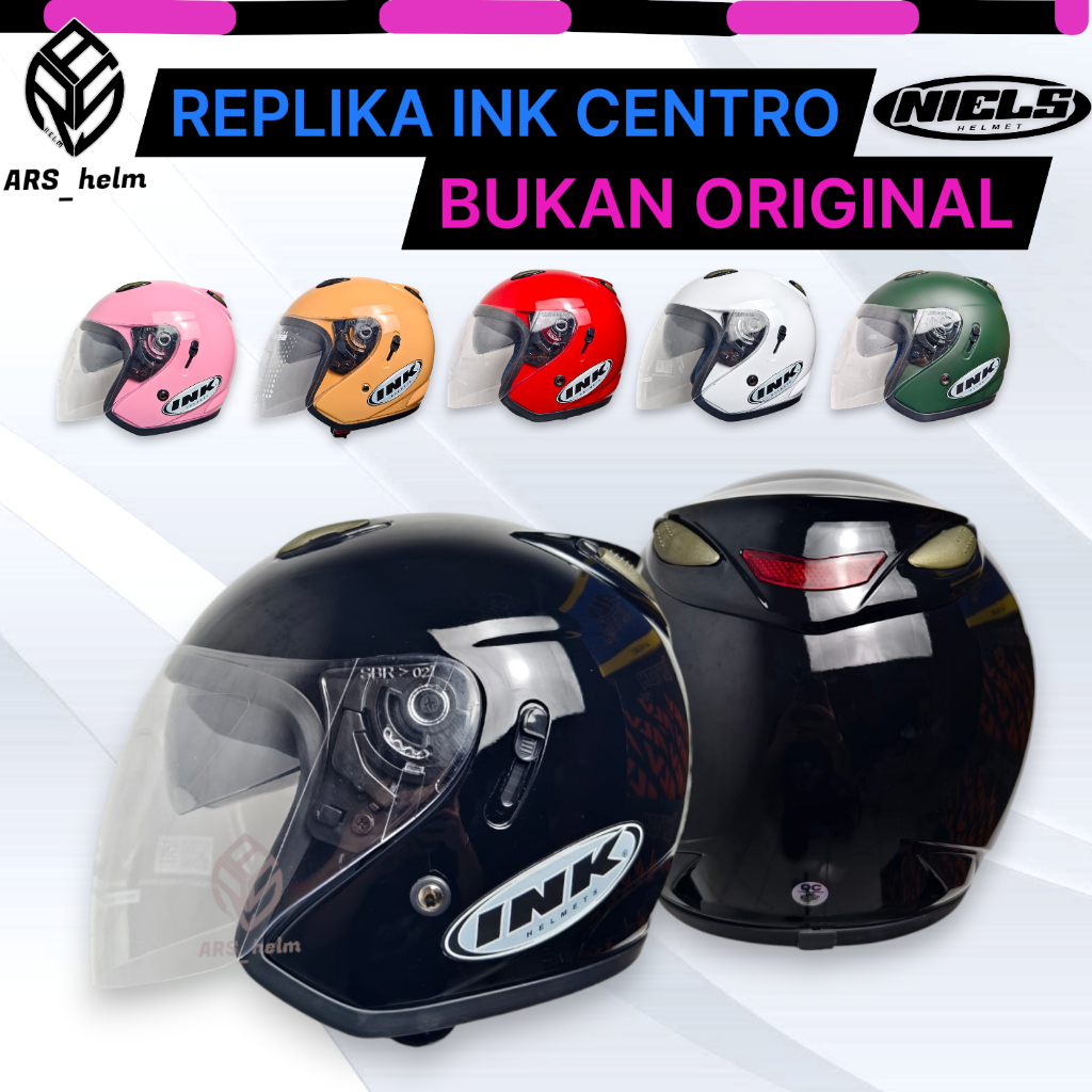PROMO HELM CENTRO DOUBLE VISOR/MODEL INK CENTRO FREE STIKER/BUKAN INK ORI