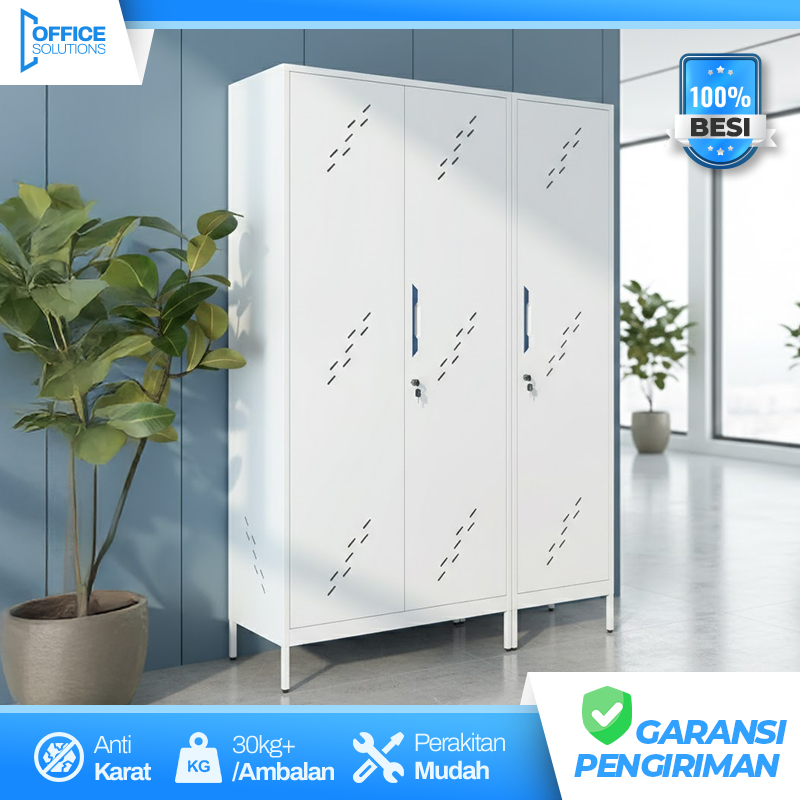 Lemari Alat Kebersihan Lemari Sapu Besi Lemari Janitor Besi Storage Alat Pembersih Cleaning Cabinet