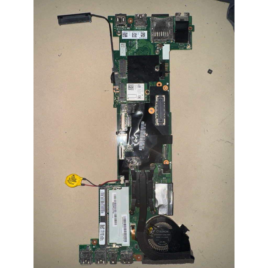 mainbord Lenovo  thinkpad X260 core i3 gen6 mainbord normal
