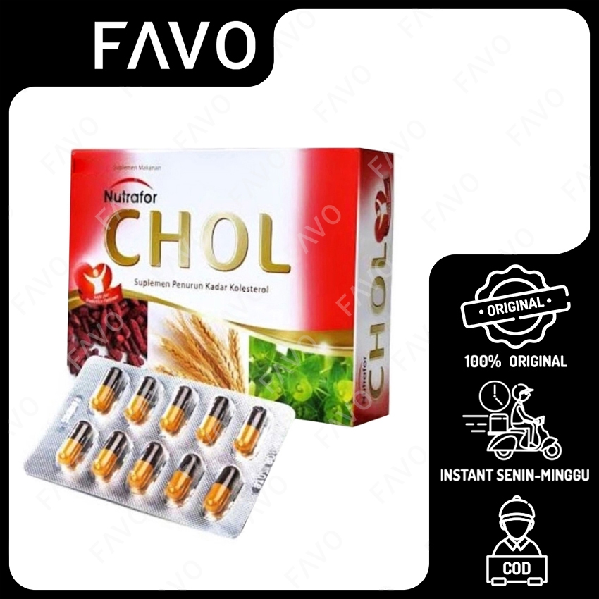 Nutrafor Chol Obat Kolesterol - 20 Tablet