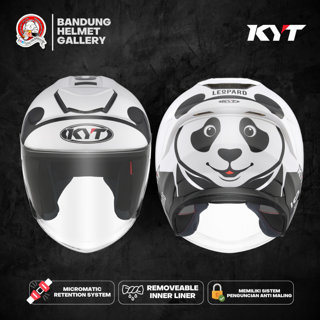 KYT KYOTO RANGER 2.0 LEOPARD PANDA (wajib upsize)