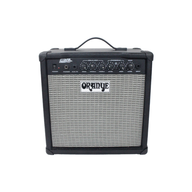 Ampli Gitar dan Bass Merk Oranye Warna HITAM Ukuran 8 Inc Elektrik Distorsi Amplifier Amply Murah Ja