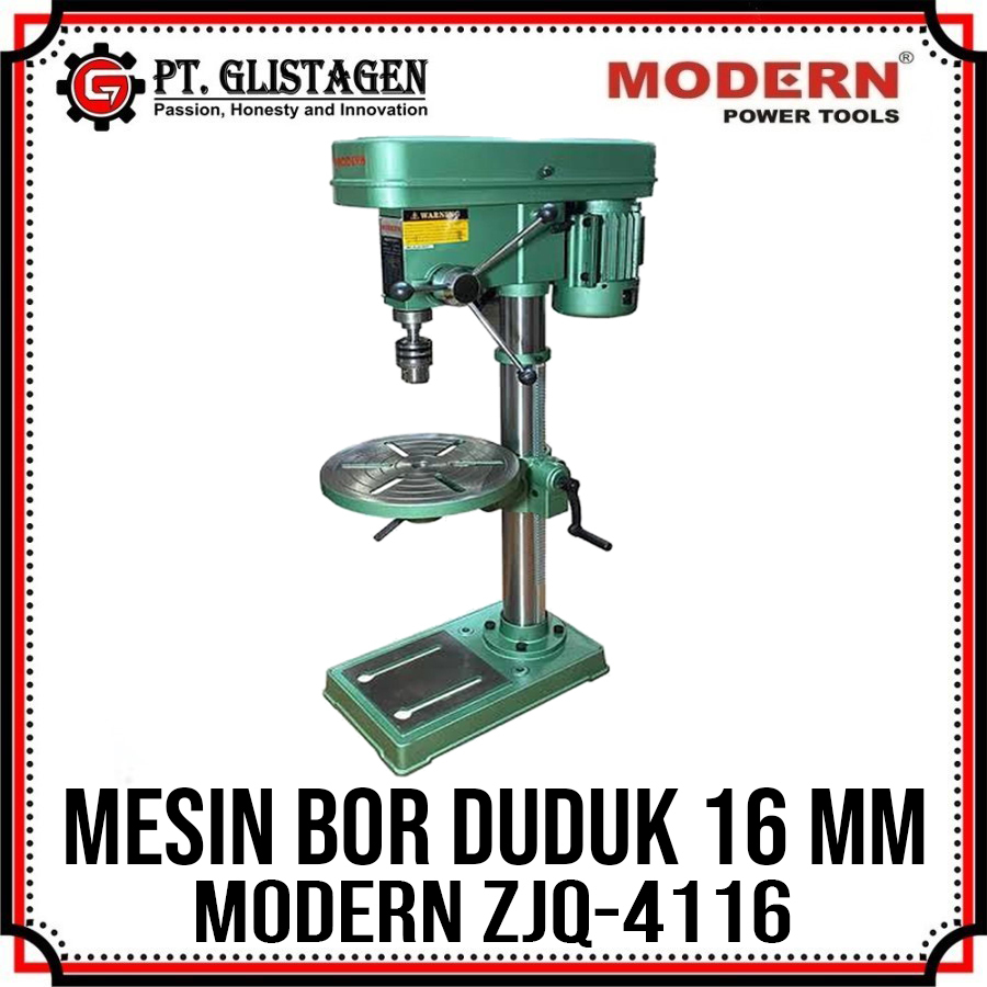 Modern ZJQ-4116 Bor Duduk 16MM Bench Drill Heavy Duty 16 MM