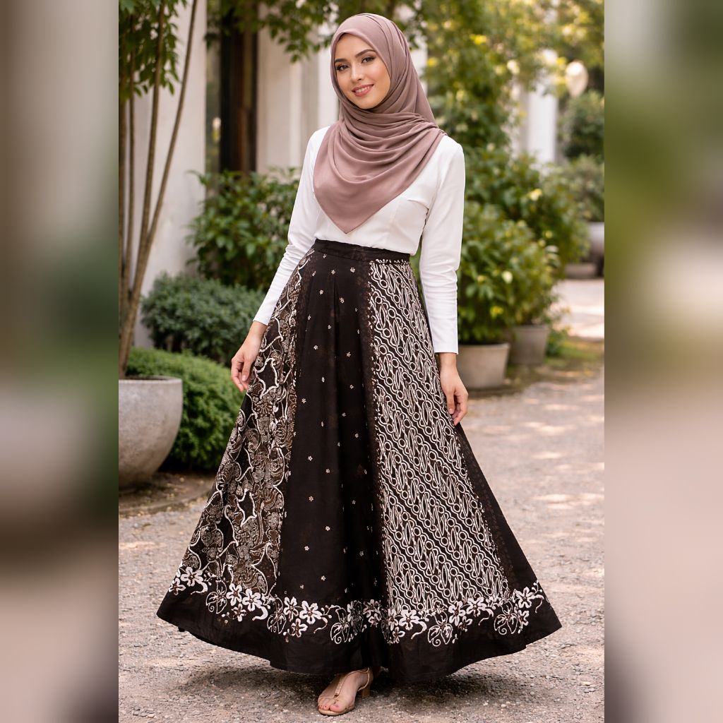 Rok lilit batik tulis panjang RGN