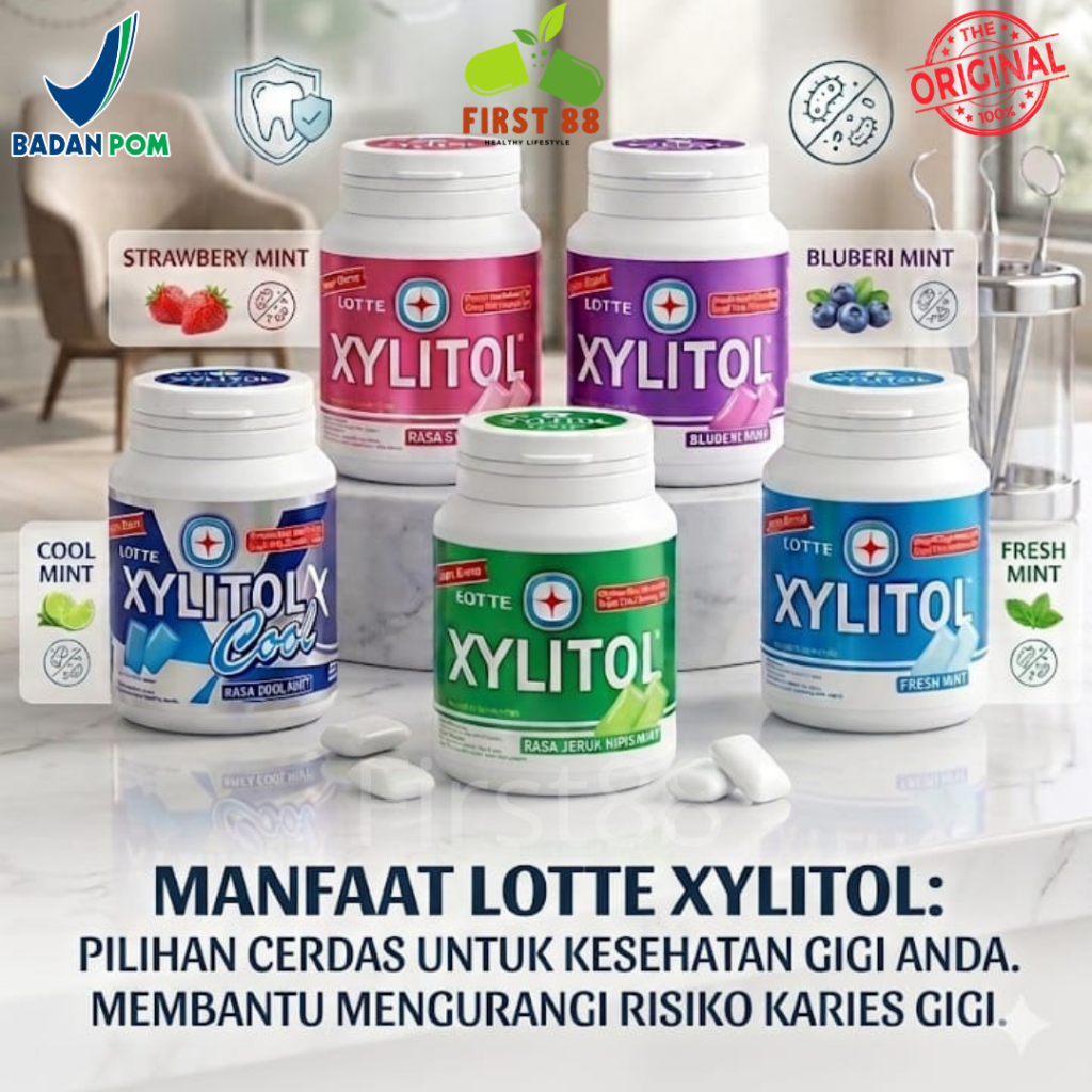 PERMEN KARET XYLITOL 58gr