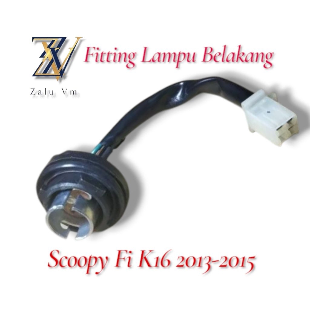 soket lampu piting belakang Honda Scoopy fi k16 piting lampu belakang Scoopy fi k16