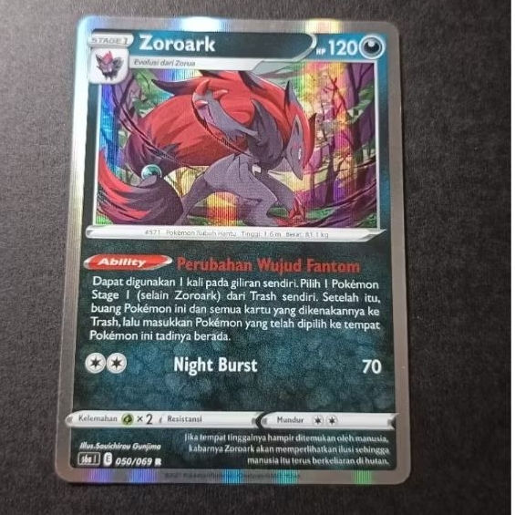 Kartu Pokemon TCG (ID) Zoroark holo