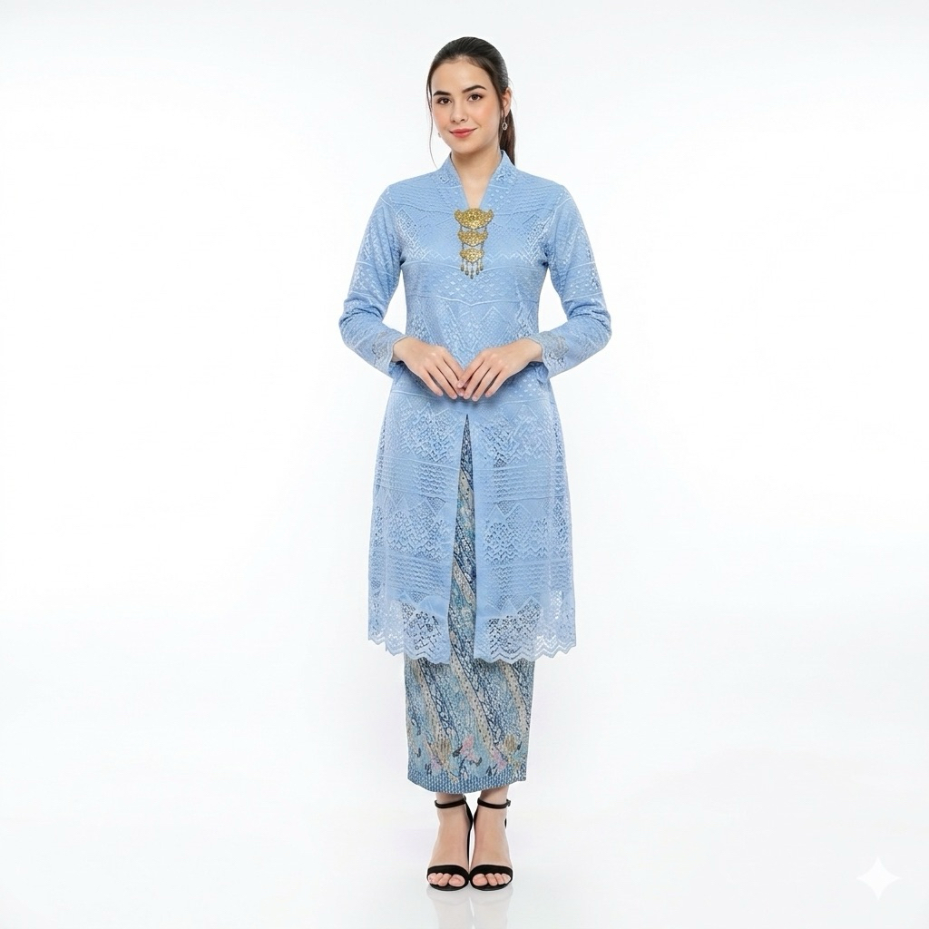 Miura - Kebaya Tunik Modern Brokat Busui Baju Pesta Kondangan Simple Wanita Kekinian