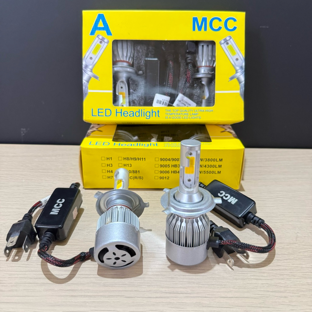 Bohlamp H4 LED Lampu Mobil 3 Warna Jauh Dekat LED H4