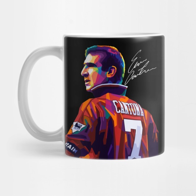 Cantona 7 Wpap Art - Eric Cantona Coffee Mug