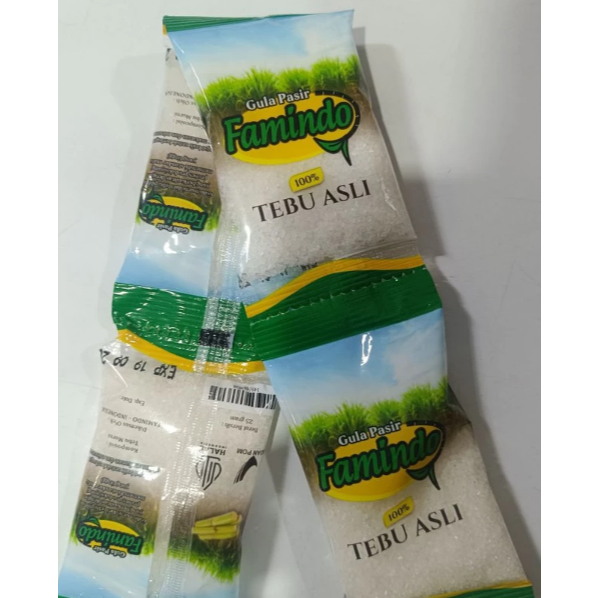 Gula Pasir Famindo kemasan sachet