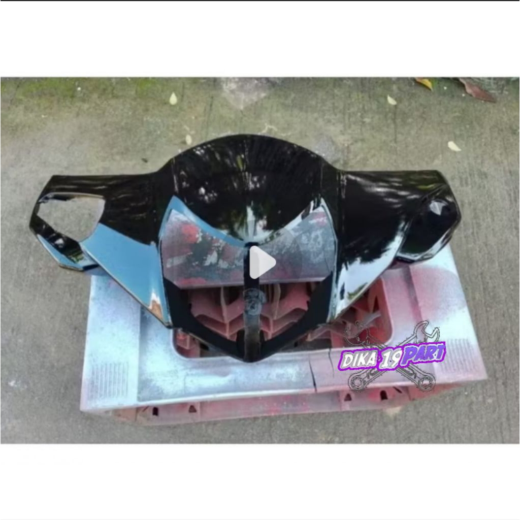 batok depan honda revo lama ori abs hitam glosy