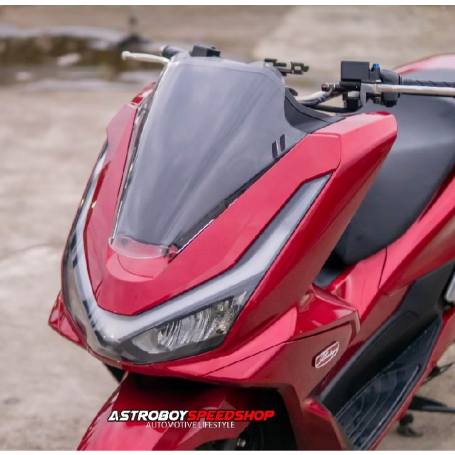 VISOR CEPER ALL PCX 150/PCX160 OLD 2021-2024/PCX 160 NEW 2025 ROADSYNIC FULL BENING GANTENG