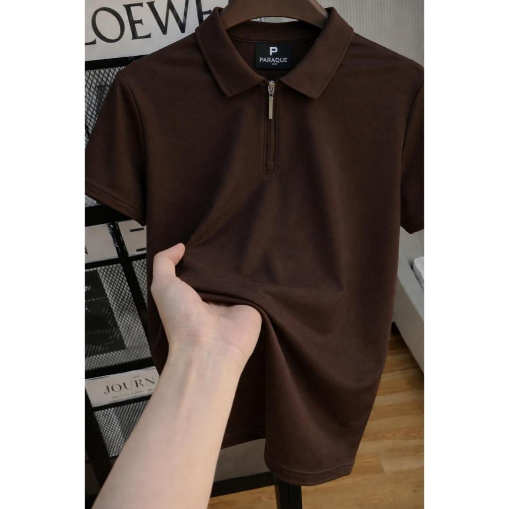 Kaos Polo Pria Kerah Zipper Slim Fit Nyaman Dipakai Polo Shirt Zipper Pria – Kaos Kerah Premium, Ade