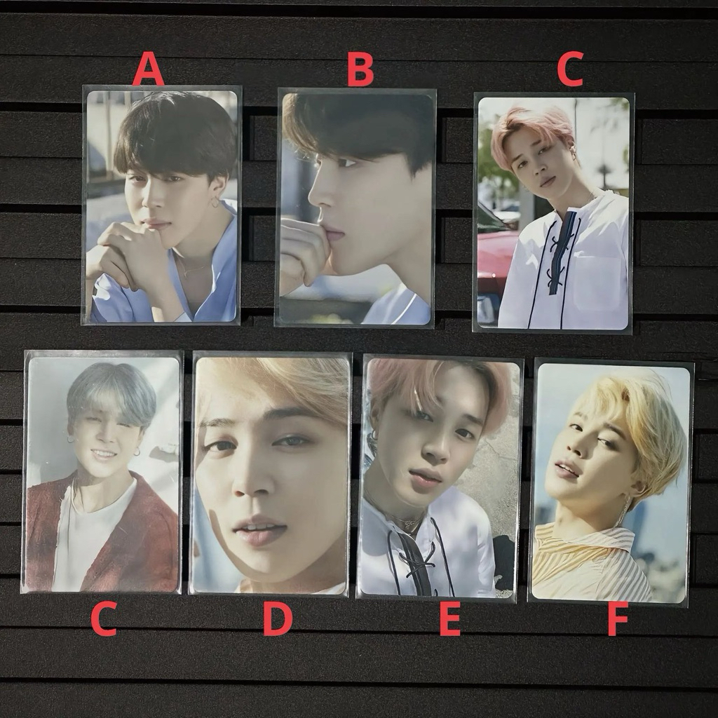 photocard jimin official dicon