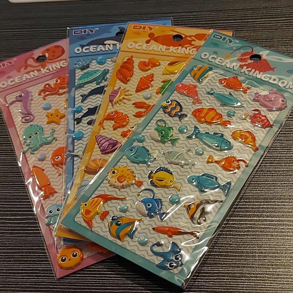 MR DIY - Ocean Kingdom | Foodie (Sticker Timbul)
