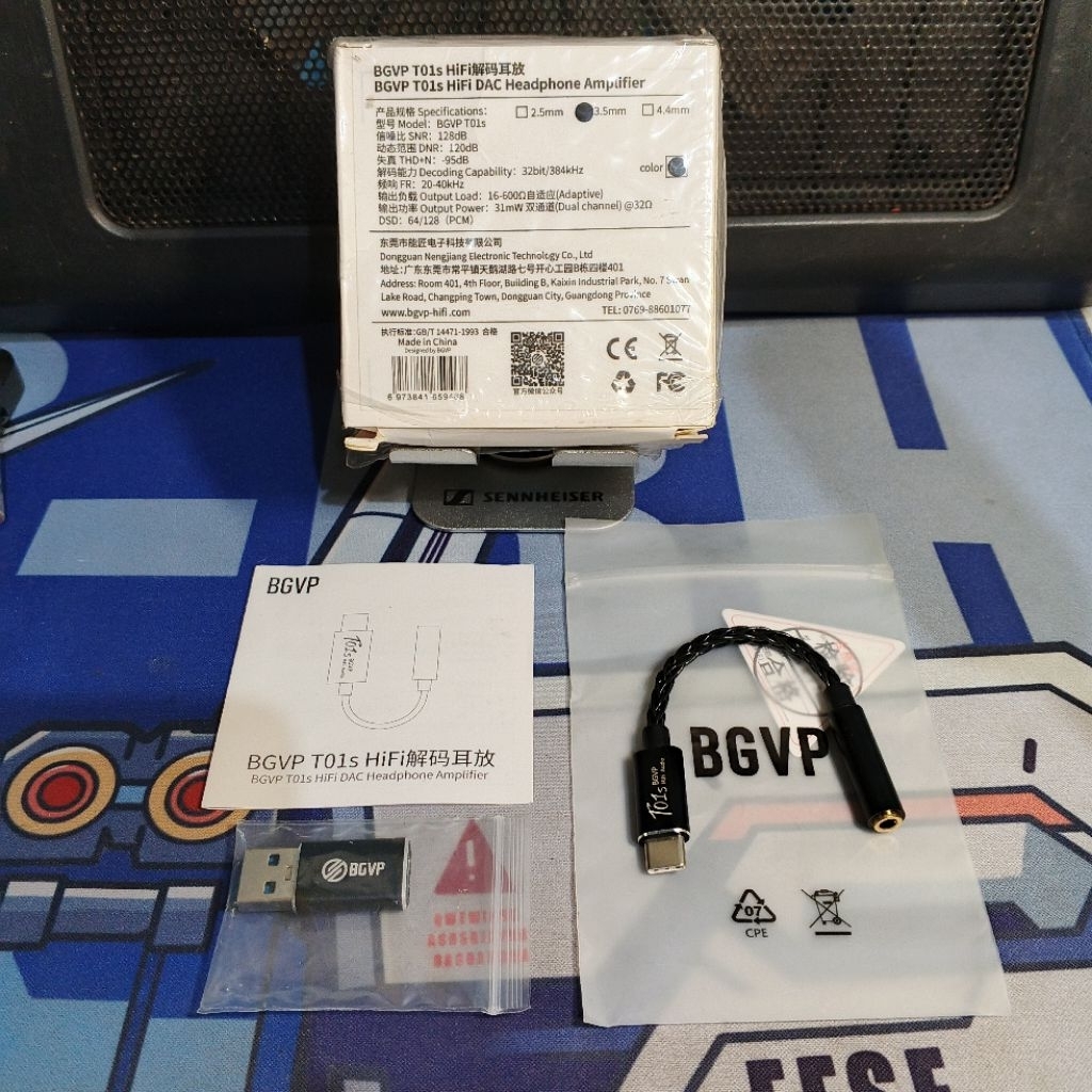 Dac dongle BGVP T01s second kondisi mulus