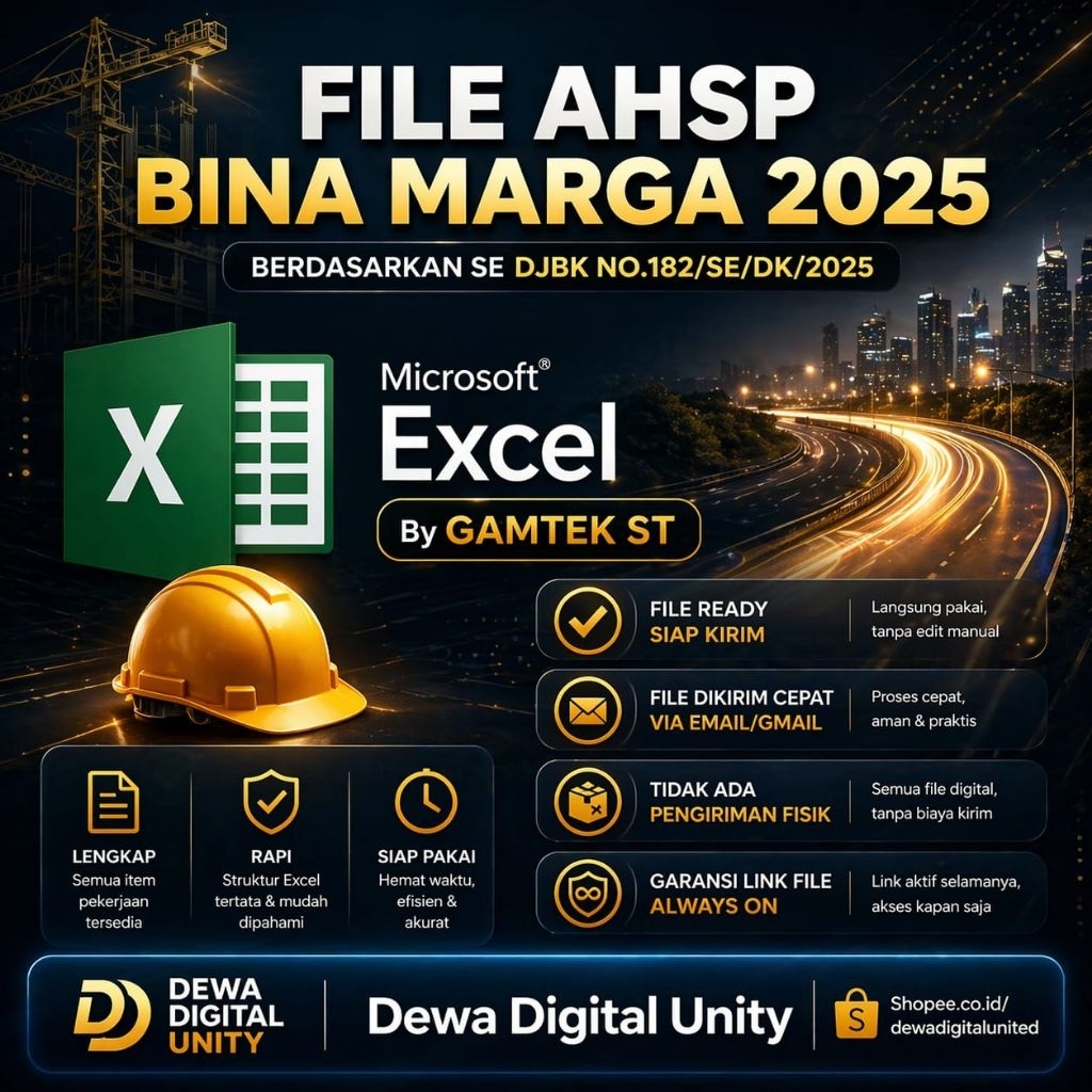 (EMAIL) FILE EXCEL AHSP BINA MARGA TAHUN 2025