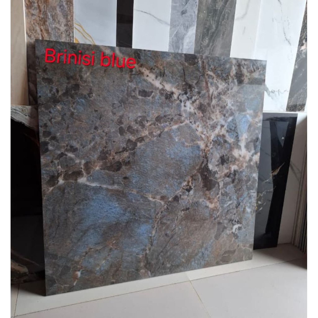 platinum granit Piedmonte blue 80x80 glossy