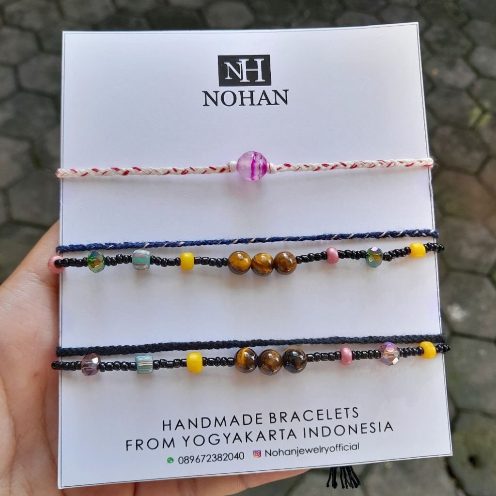 NOHAN • GELANG TALI SHINTA SET ISI 3 PCS gelang tali handmade gelang handmade gelang couple