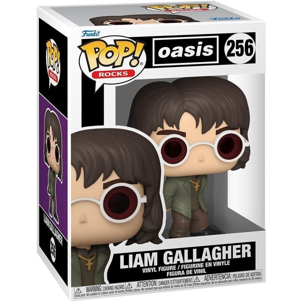 FUNKO POP ROCKS OASIS LIAM GALLAGHER #256 FUNKO POP LIAM GALLAGHER ORIGINAL FUNKO POP OASIS FIGURE